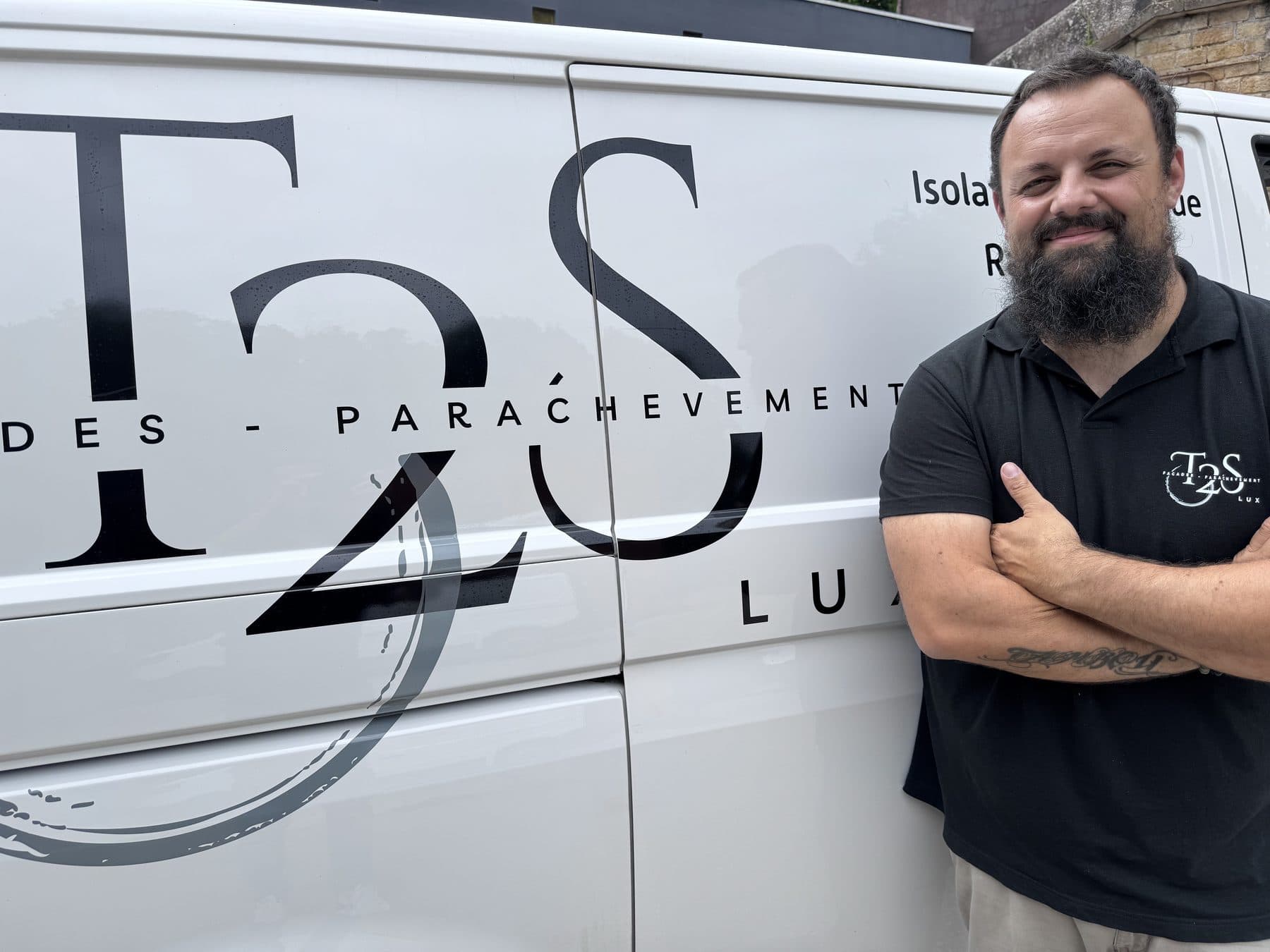Thierry Tamborrino, dirigeant et conducteur de travaux de T2S LUX