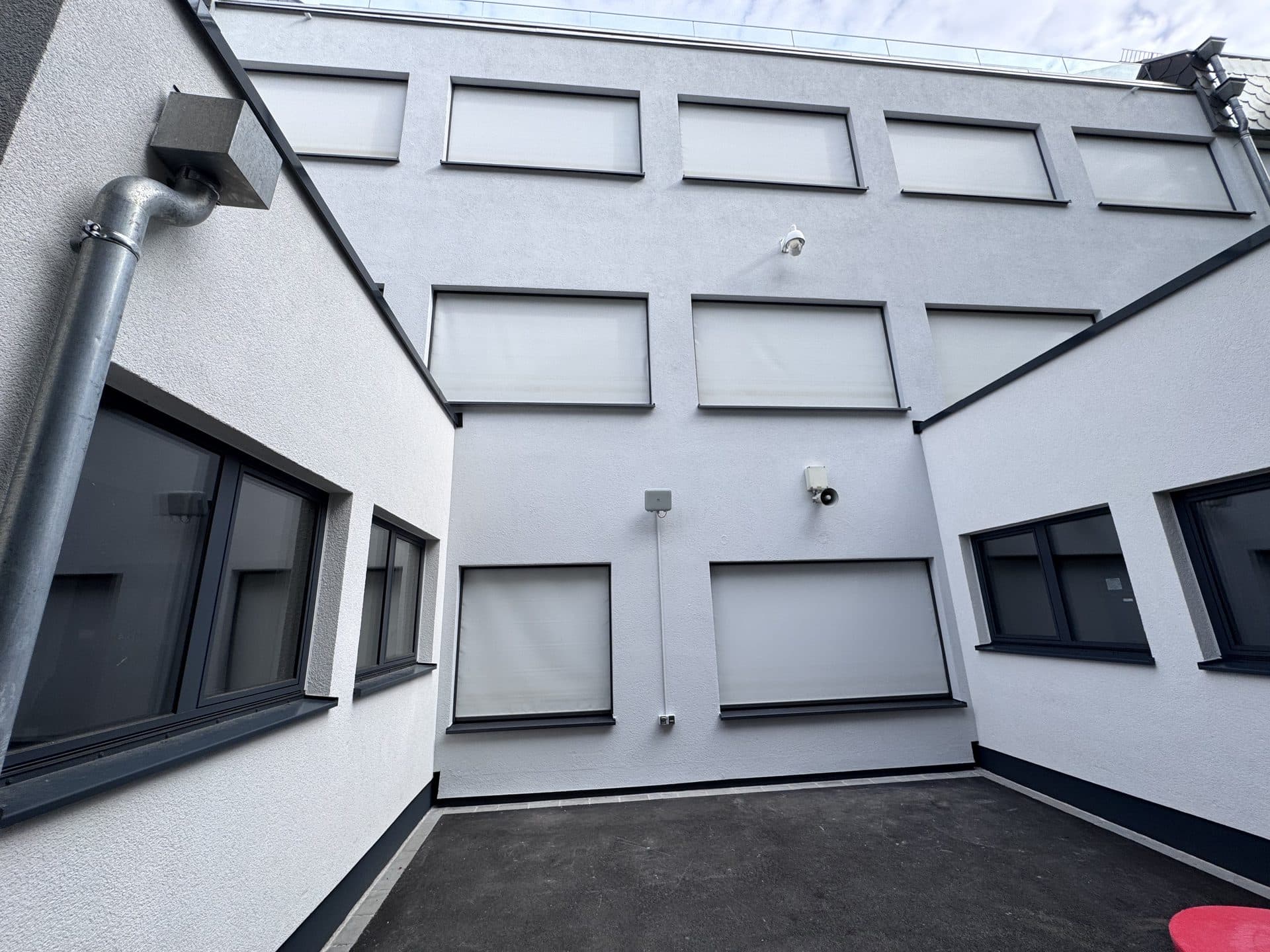 Groupe scolaire, détail de finition