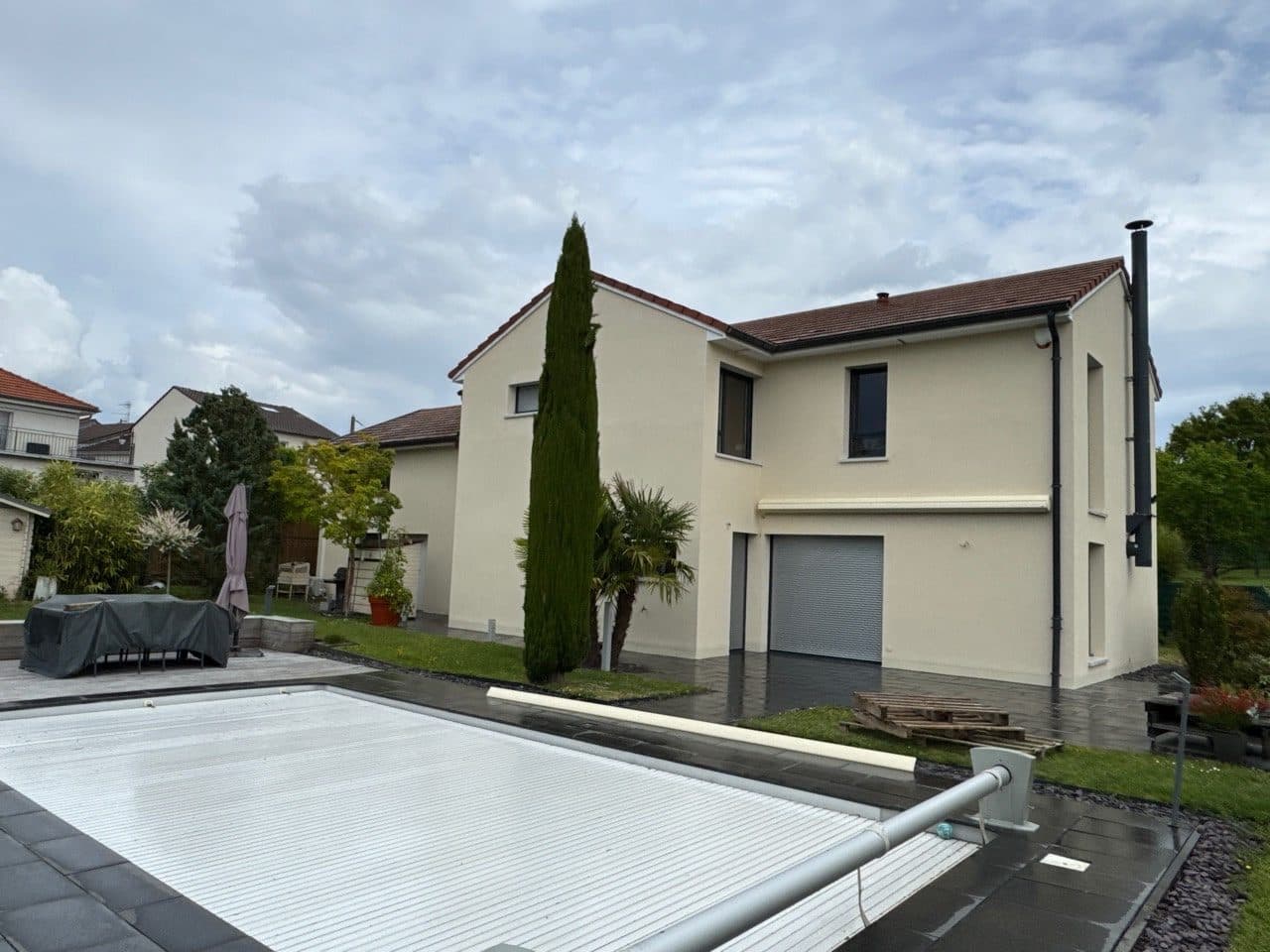 Maison contemporaine, après intervention de T2S LUX