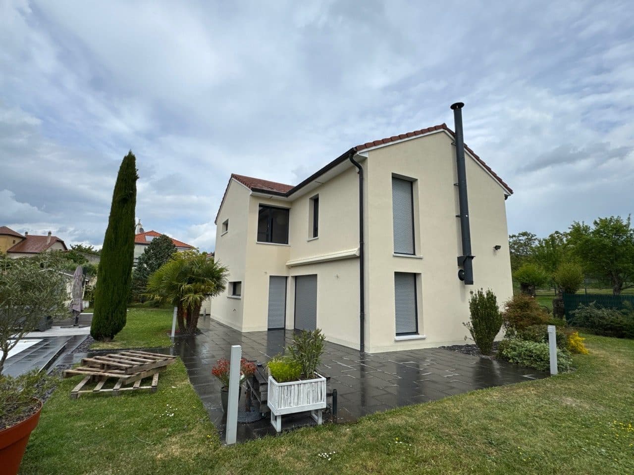 Maison contemporaine, après intervention de T2S LUX