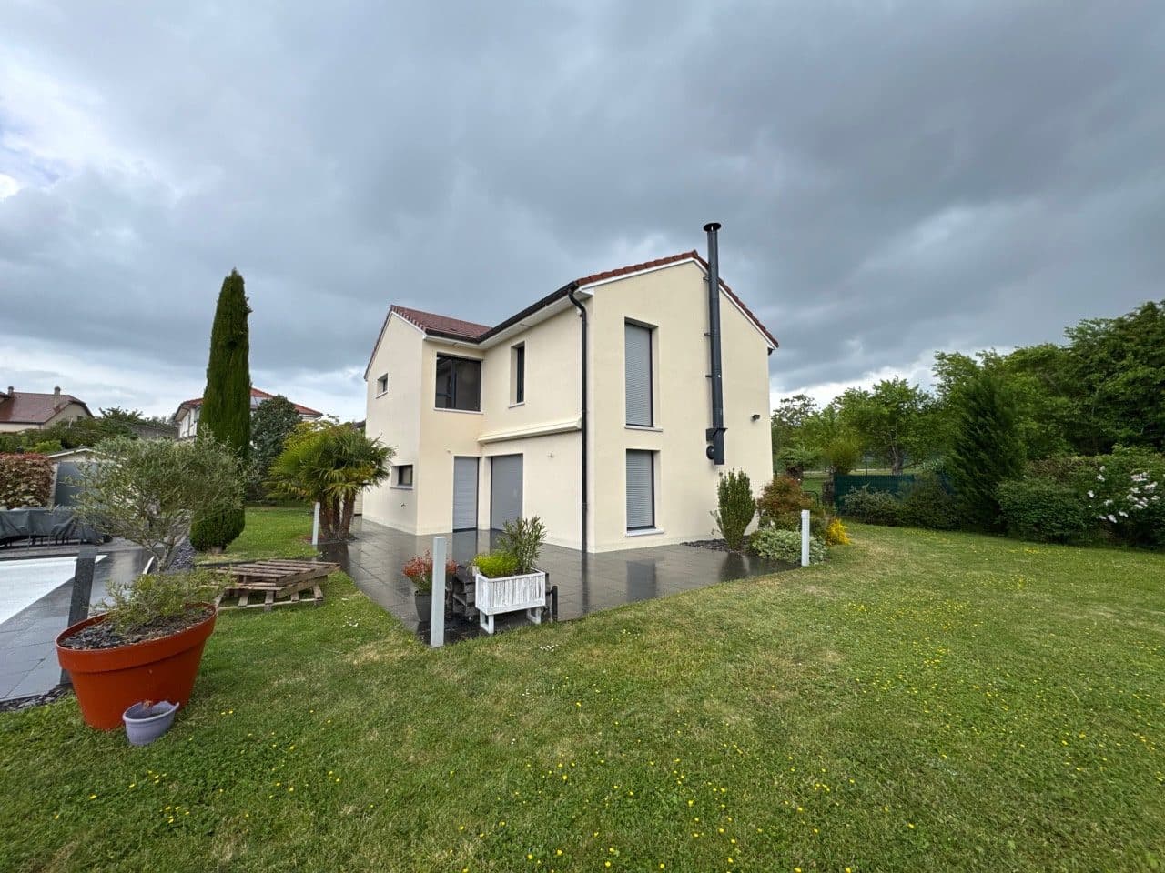 Maison contemporaine, après intervention de T2S LUX