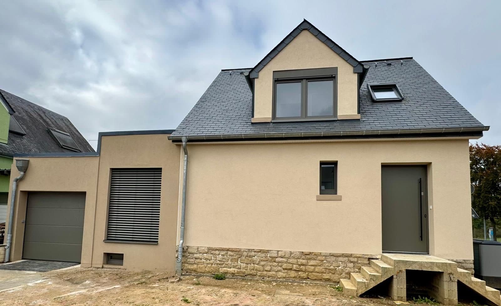 Maison mitoyenne, après intervention de T2S LUX