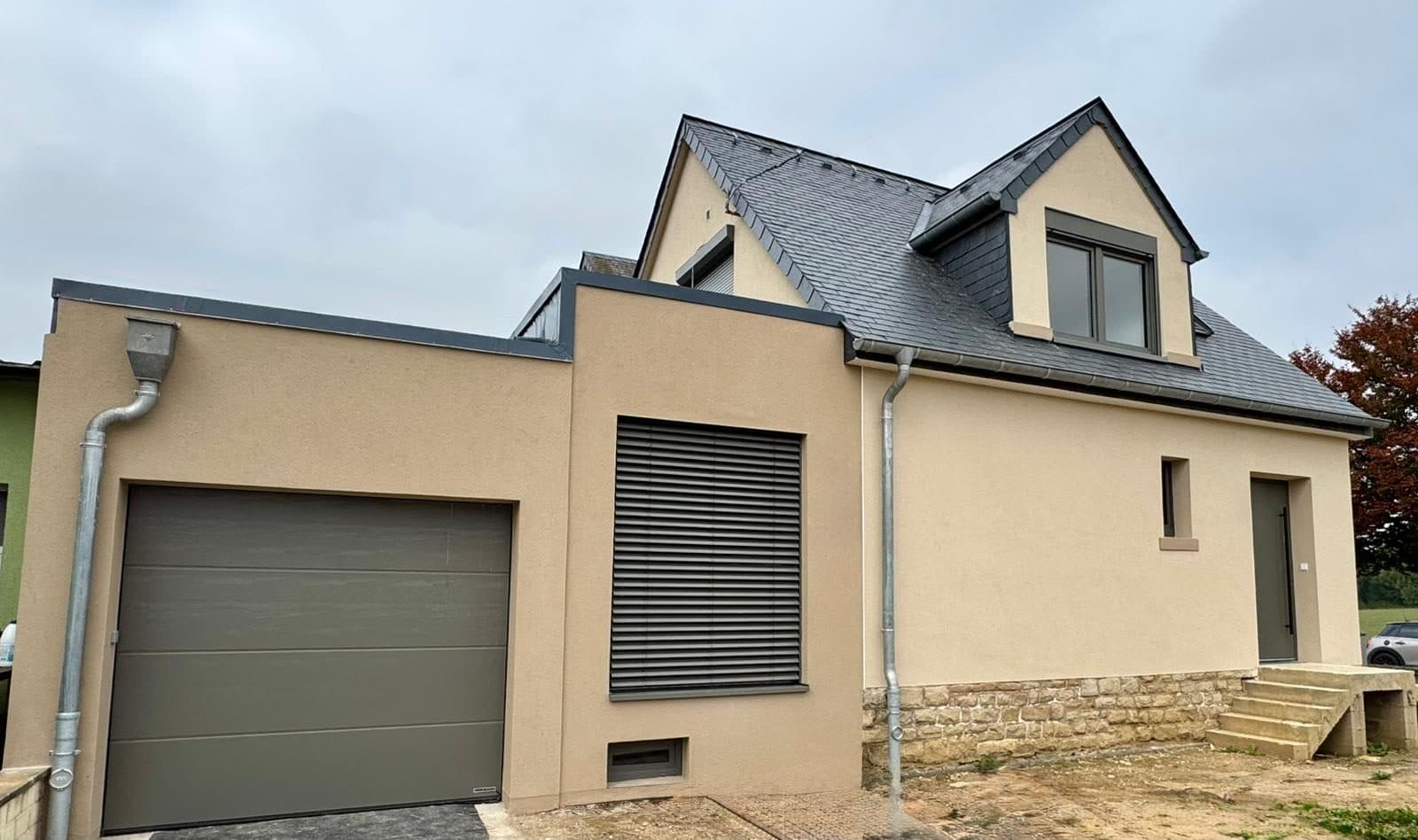 Maison mitoyenne, après intervention de T2S LUX