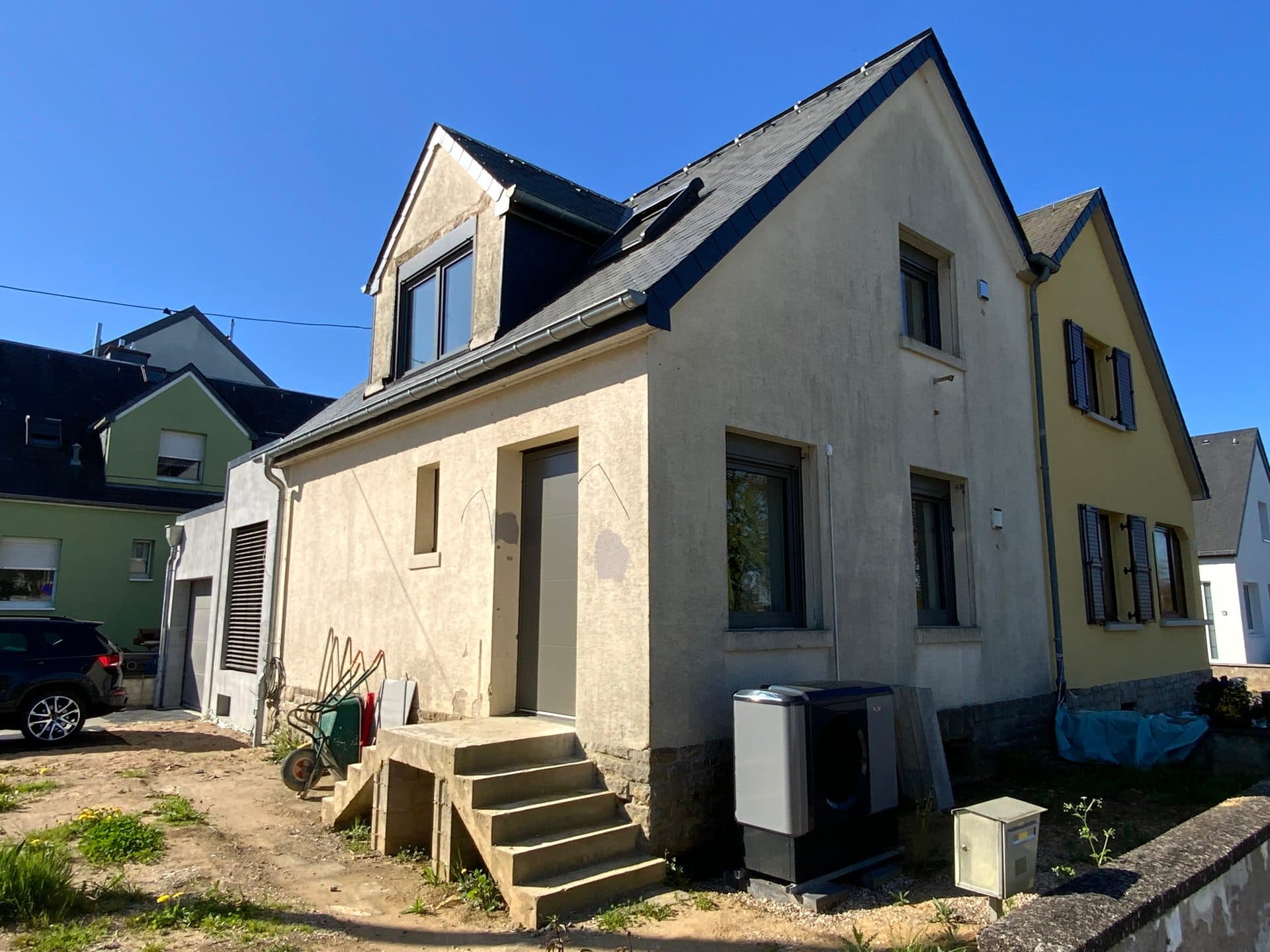 Maison mitoyenne, avant intervention de T2S LUX