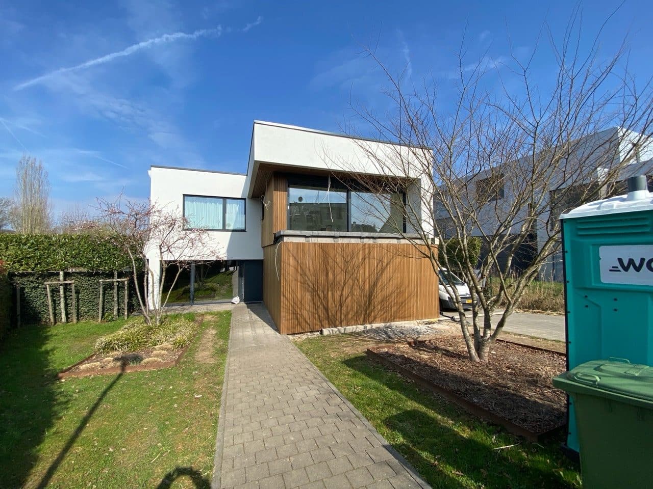 Maison contemporaine à Uebersyren, après intervention de T2S LUX