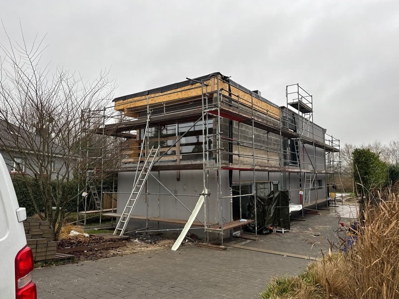 Maison contemporaine à Uebersyren, avant intervention de T2S LUX
