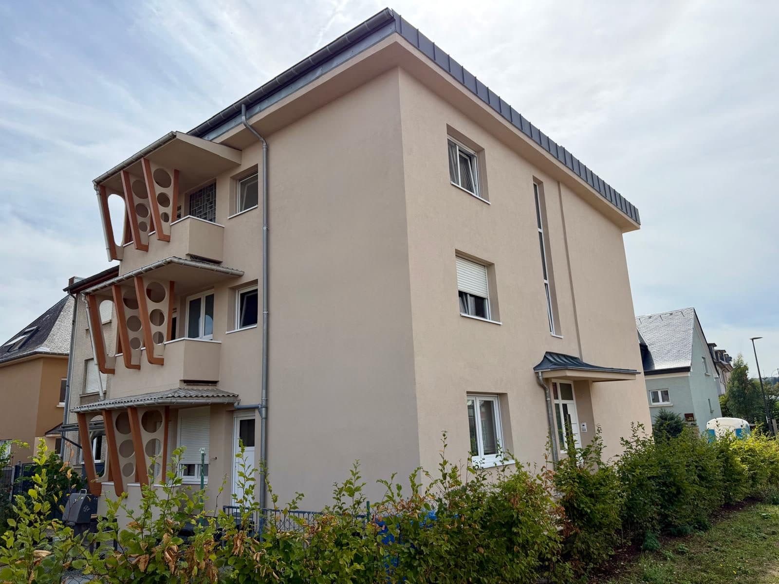 Résidence collective à Dudelange, détail de finition