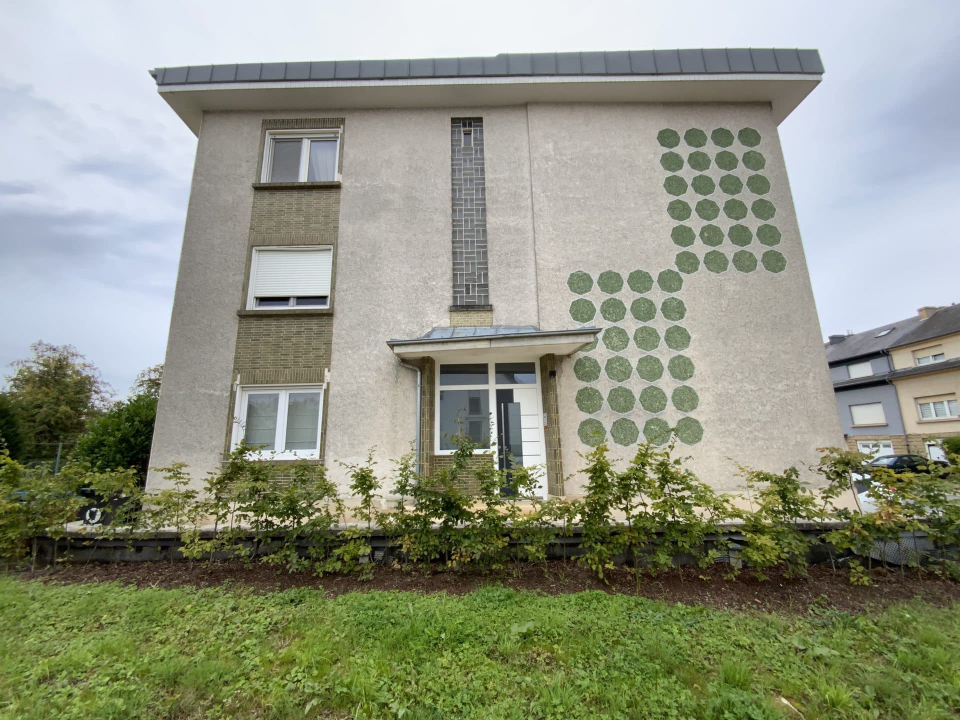 Résidence collective à Dudelange, détail de finition