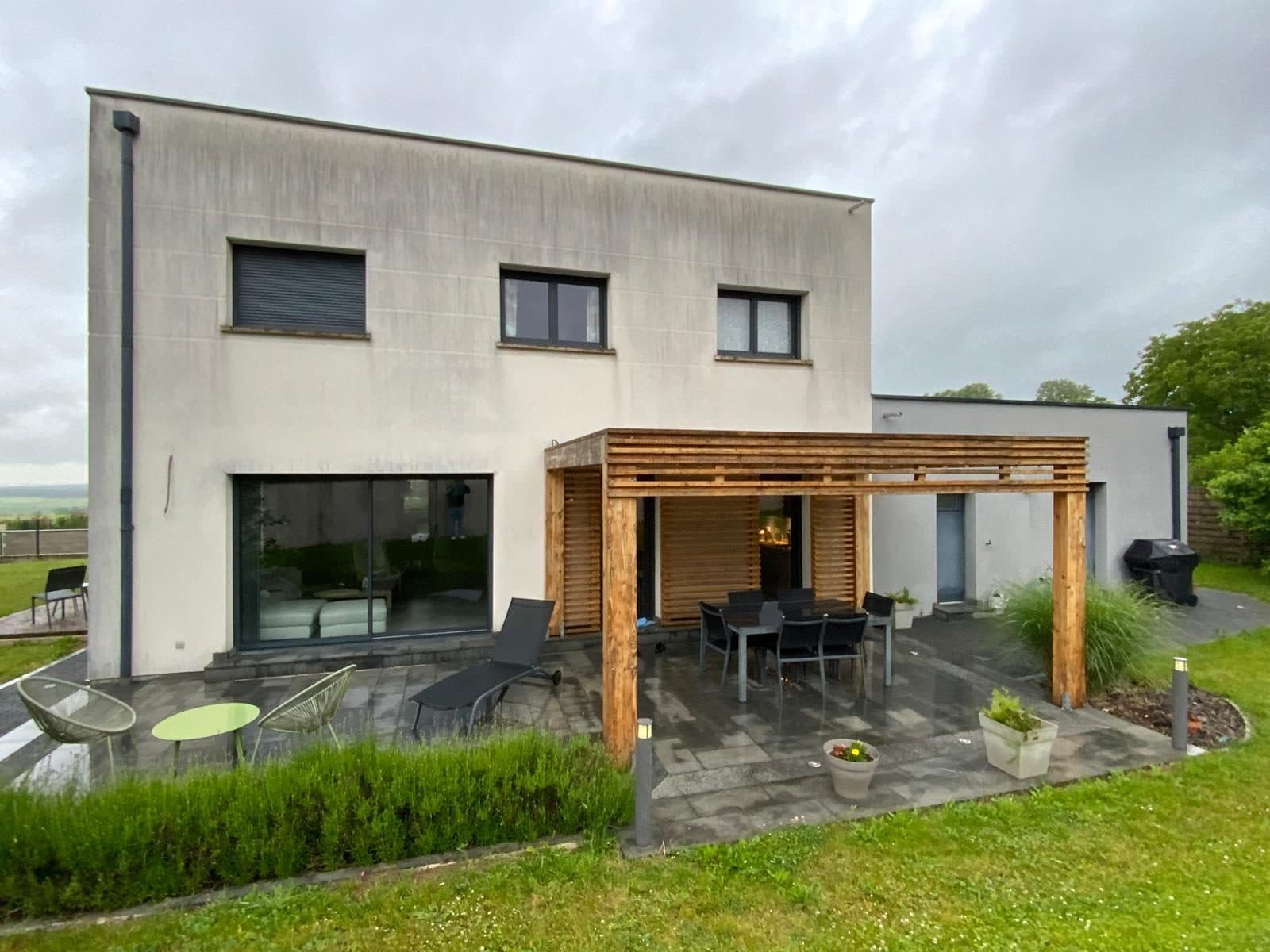 Villa contemporaine, avant intervention de T2S LUX